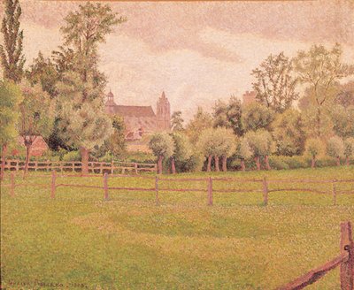 The Cathedral at Gisors by Lucien Pissarro